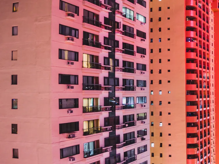 Makati skyline at night