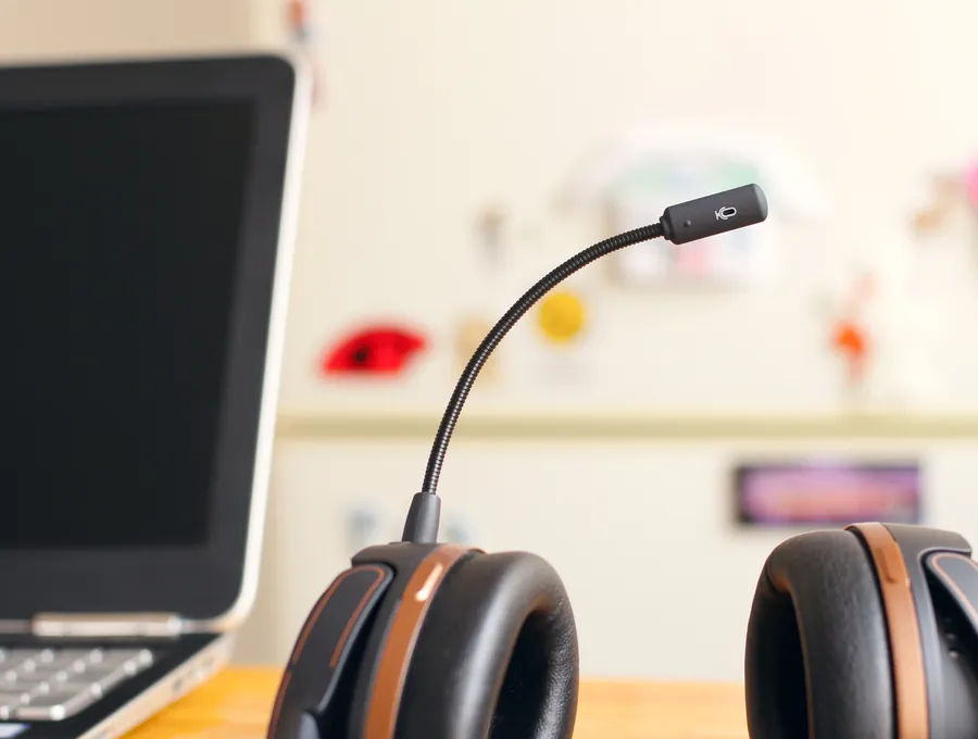 Contact centre headset at a teamsoffshore workstation